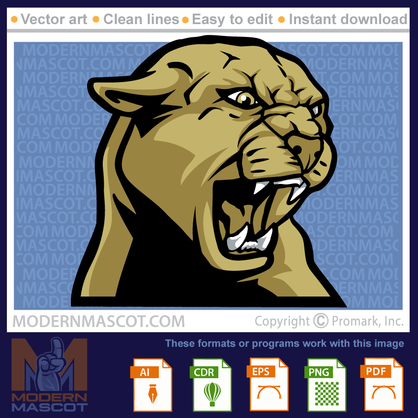 Cougar Icon- cougar_23_18