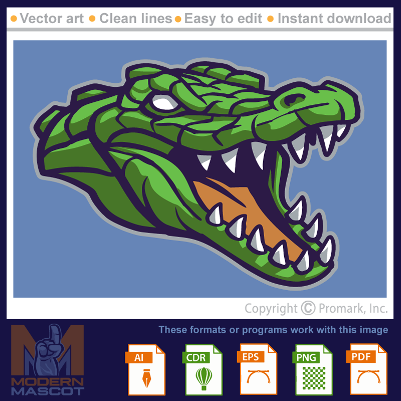Gator Head 9 - gator_22_09