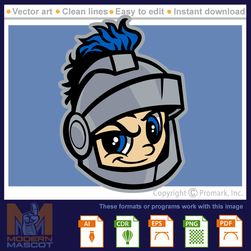 Knight Youth Head - knights_22_11