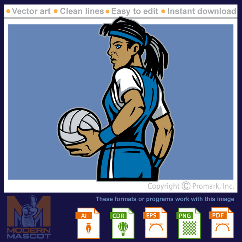 Volleyball Girl - volleybal_22_10