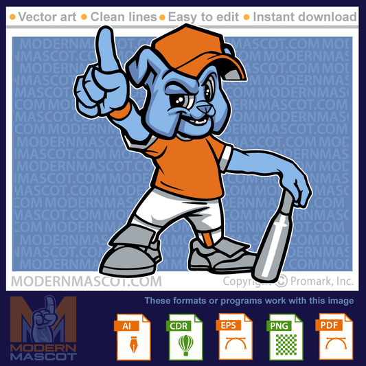Bulldog base clipart for teams or schools