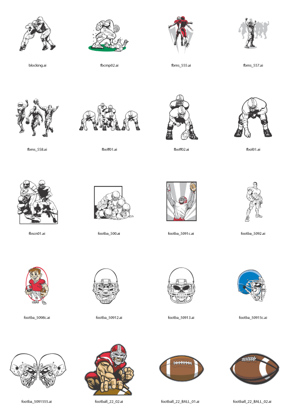 Football Collection Package Volume 2- On sale! 50% off