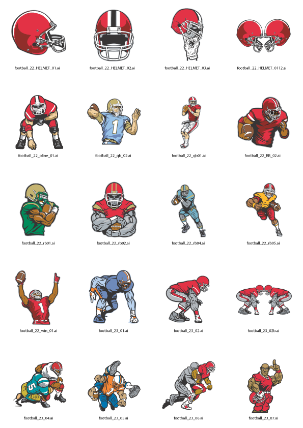 Football Collection Package Volume 2- On sale! 50% off