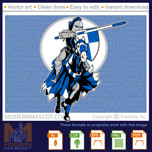 Knight on horse - knight_logo_24_04