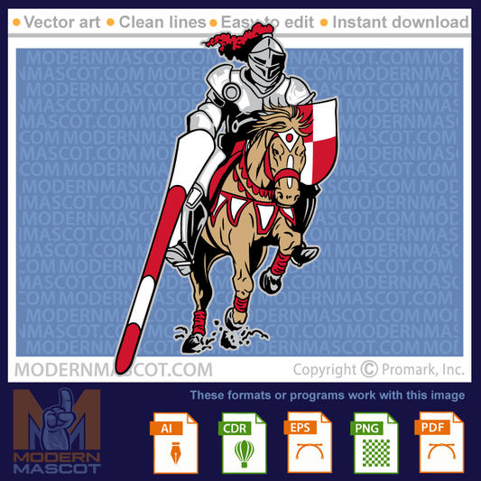 Knight on horse - knight_logo_24_05