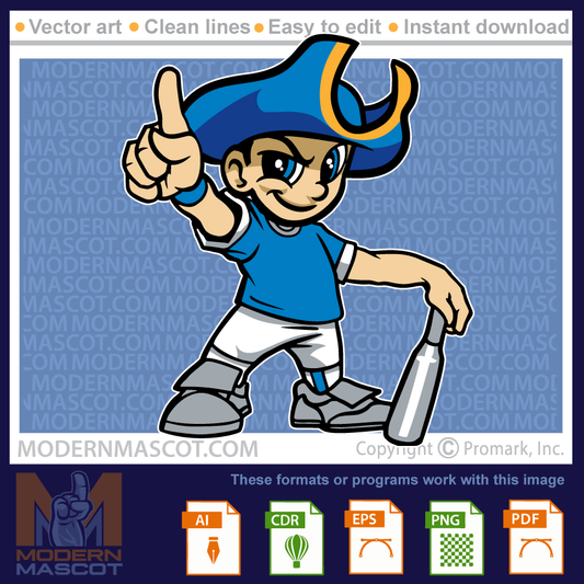 Patriots baseball clipart for teams, sports or schools