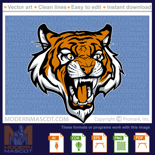 Tiger Head Logo - tiger_23_27