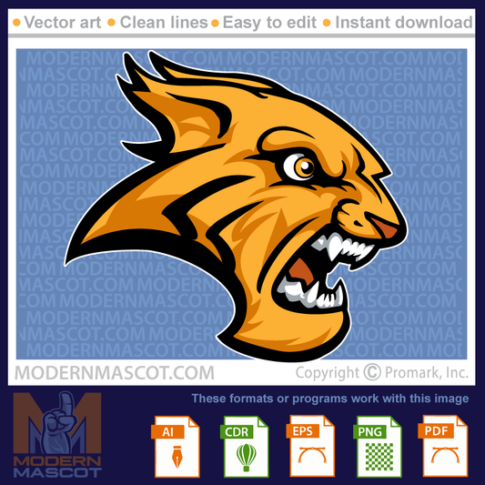 Wildcat Head - wildcat_23_15