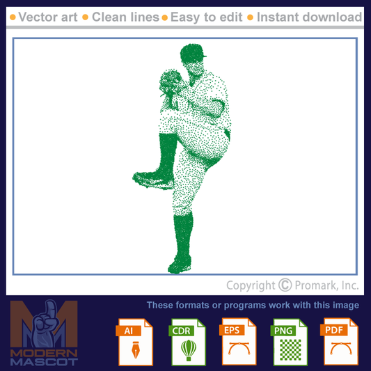 Baseball pitcher- baseball_22_dots_04