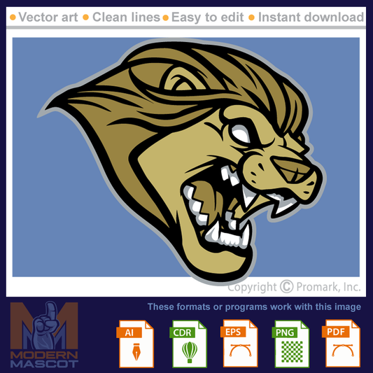 Lion Head Roar 6 - lion_22_25