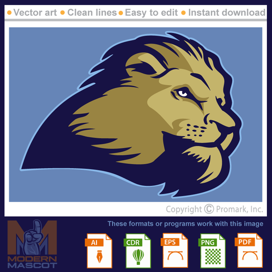 Lion Head Logo - lion_22_28