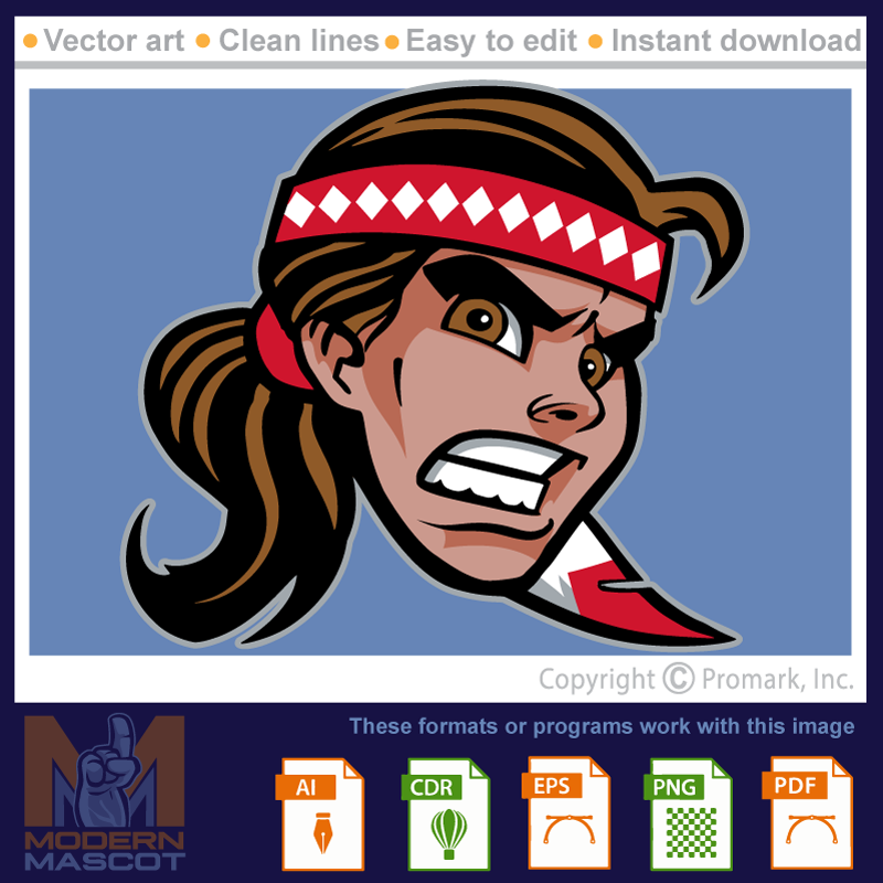 Lady Braves head 2- woman_brave_22_02
