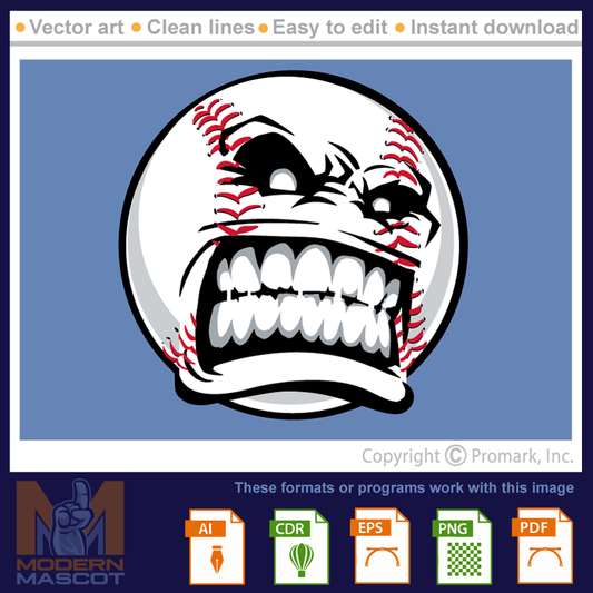 Baseball Face 2 - baseball_22_face02