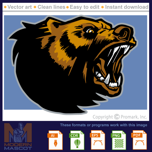 Bear Head Profile - bear_04_22
