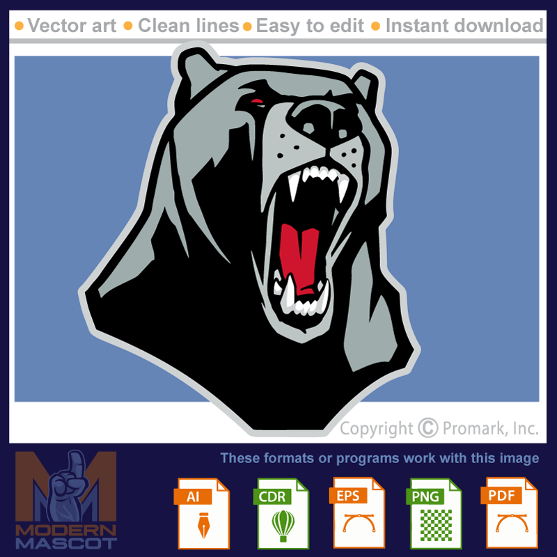 Angry Bear Roaring - bear_08_22
