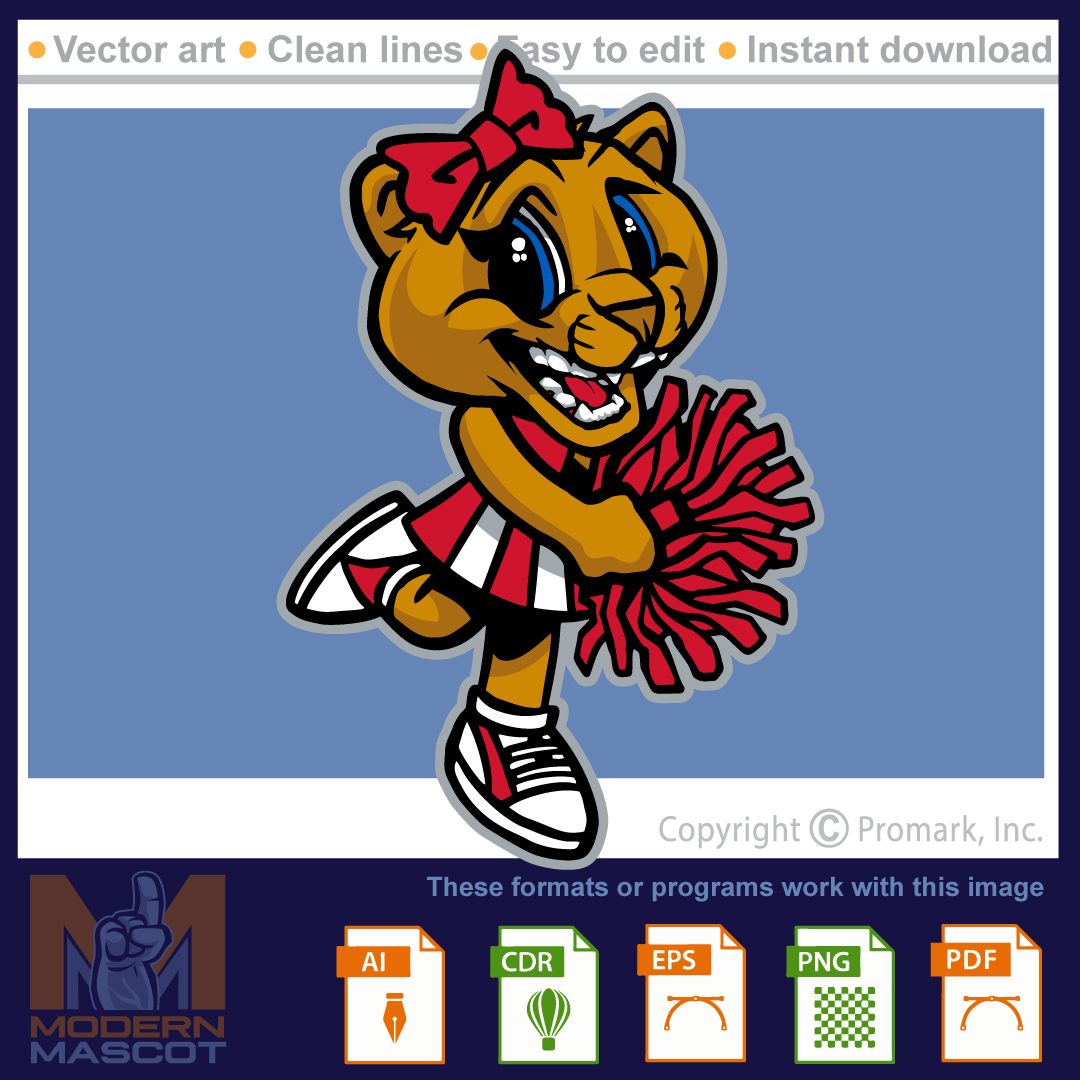 Bear Cheer - bear_22_cheer_01 – Modern Mascot and Team Logos