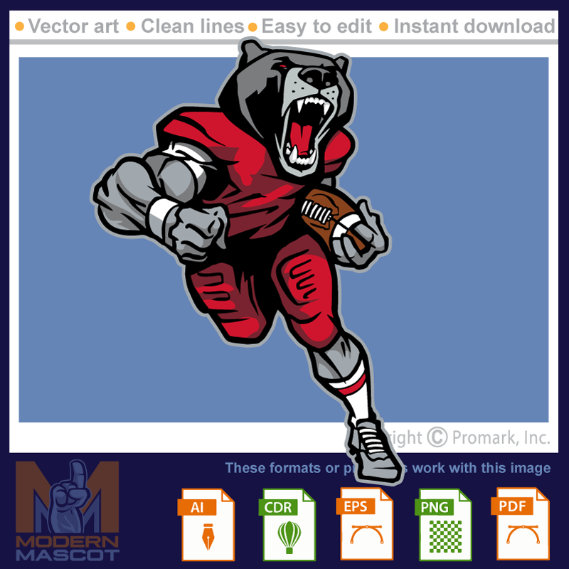 Bear Football Running back 09 - bear_22_football_09
