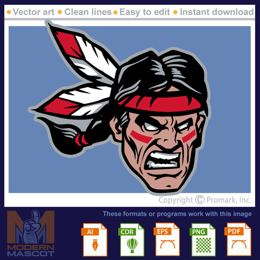 Braves head- brave_22_head_01