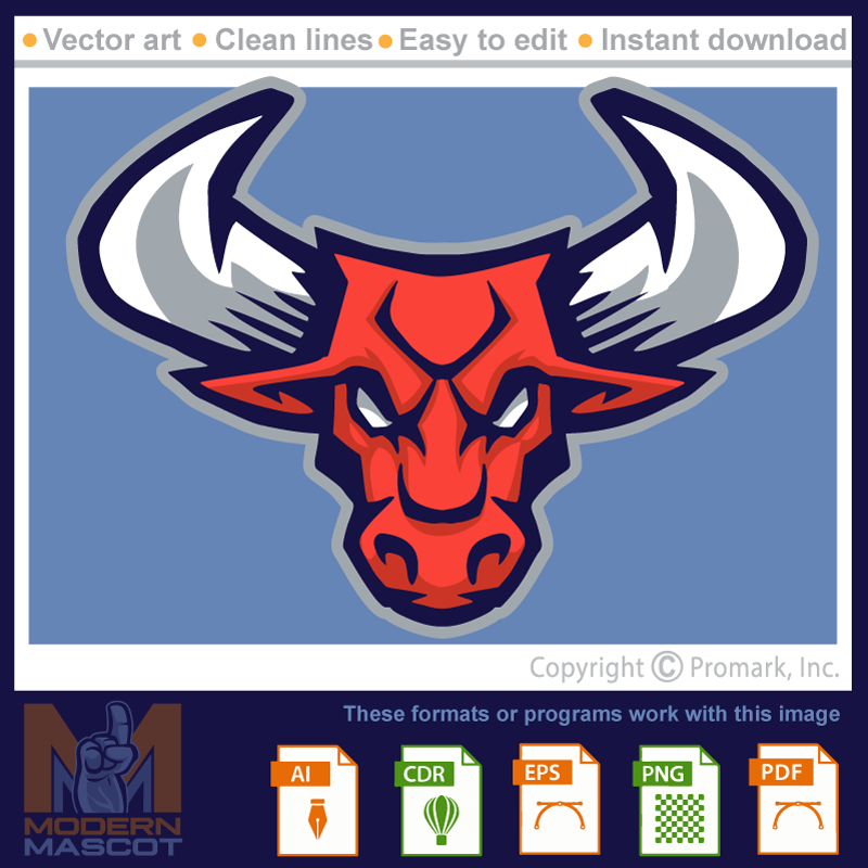 Bull Head Logo 2 - bull_22_06