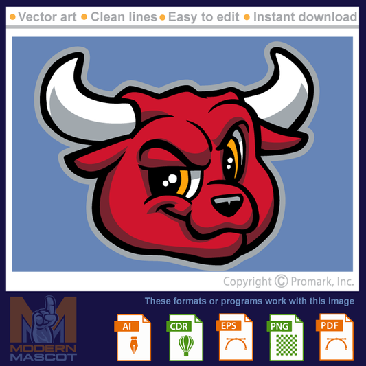 Bull Youth Head - bull_22_09