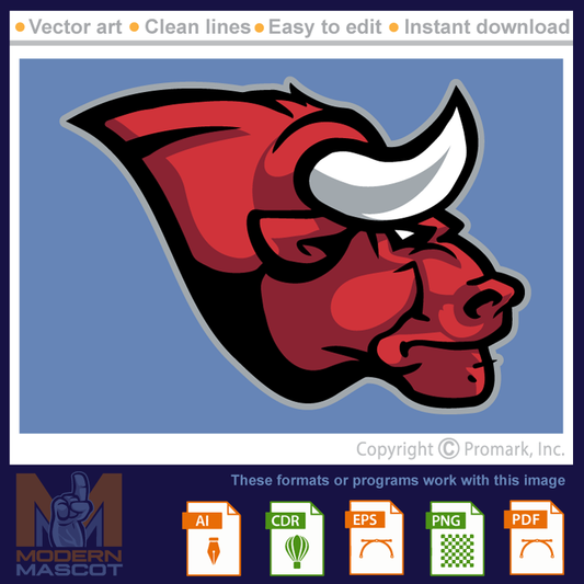 Bull Head Profile - bull_22_13