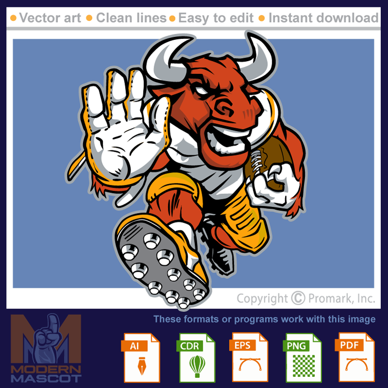 Bull Football 01 -bull_22_football_01