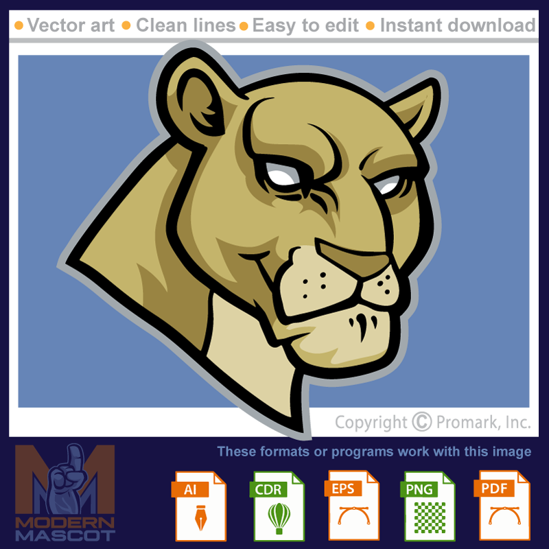 Cougar Head 5- cougar_22_12