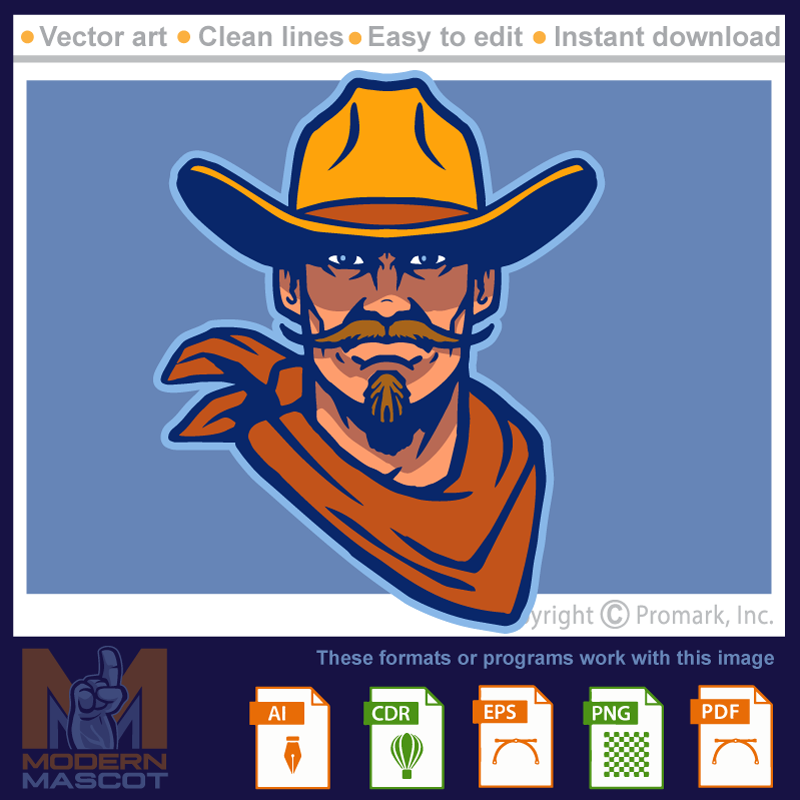 Cowboy Head 11 - cowboy_22_11