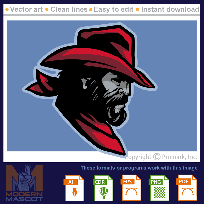 Cowboy Head 12 - cowboy_22_12
