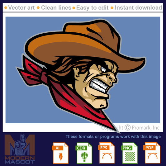 Cowboy Head 15 - cowboy_22_15