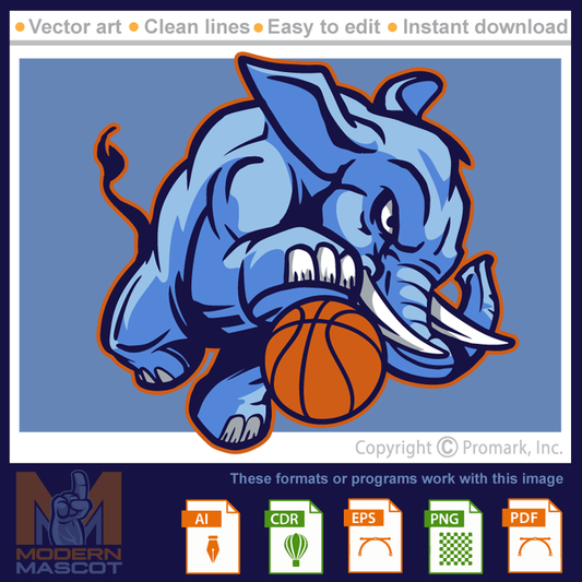 Elephant Basketball - elephant_22_basketball_01
