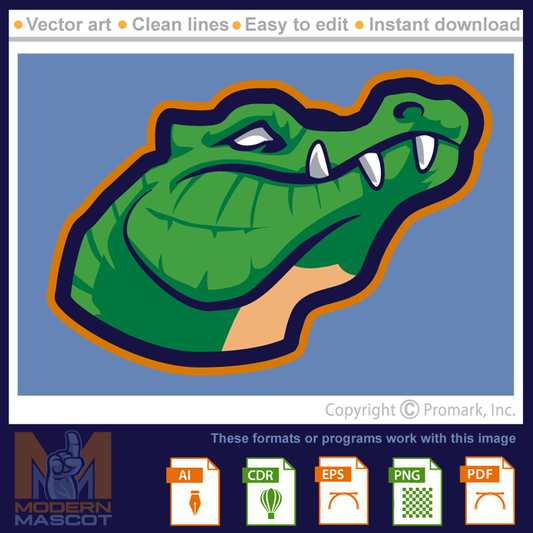 Gator Head 3 - gator_22_03