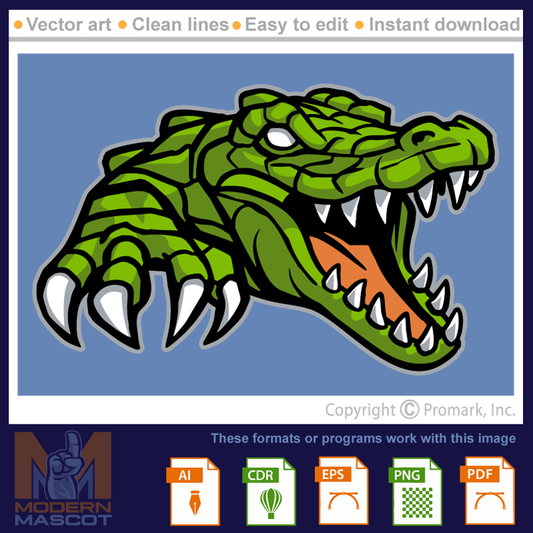 Gator Head 6 - gator_22_06