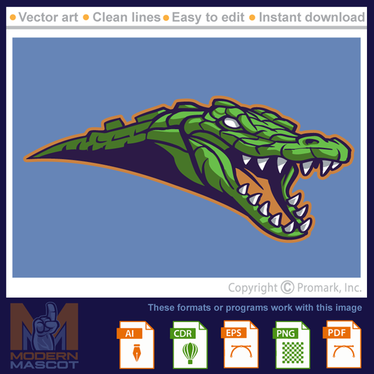 Gator Head 10 - gator_22_10