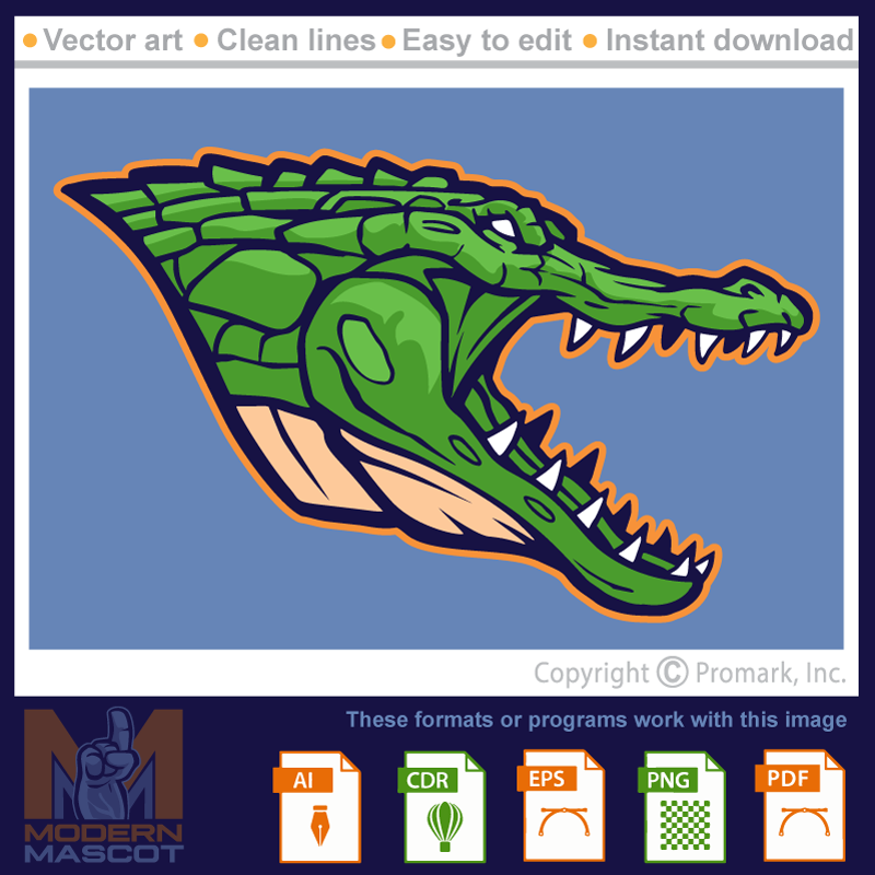 Gator Head 12 - gator_22_12