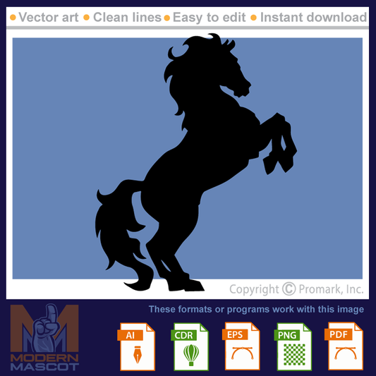 FREE Horse Silhouette 5 - horse_22_full_05