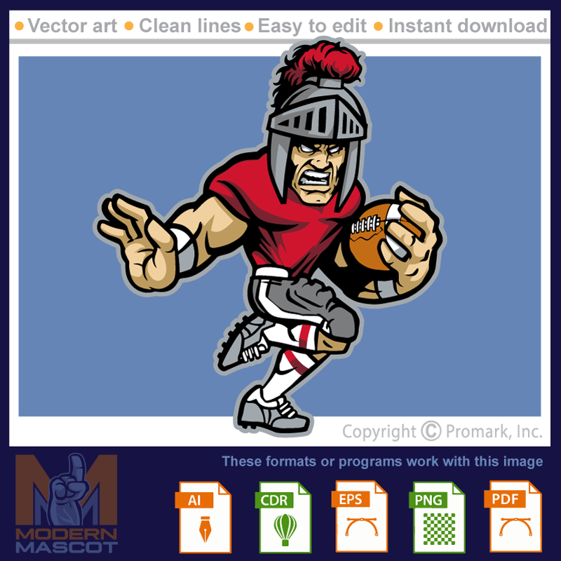 Knight Football Stiff Arm - knight_22_football_07
