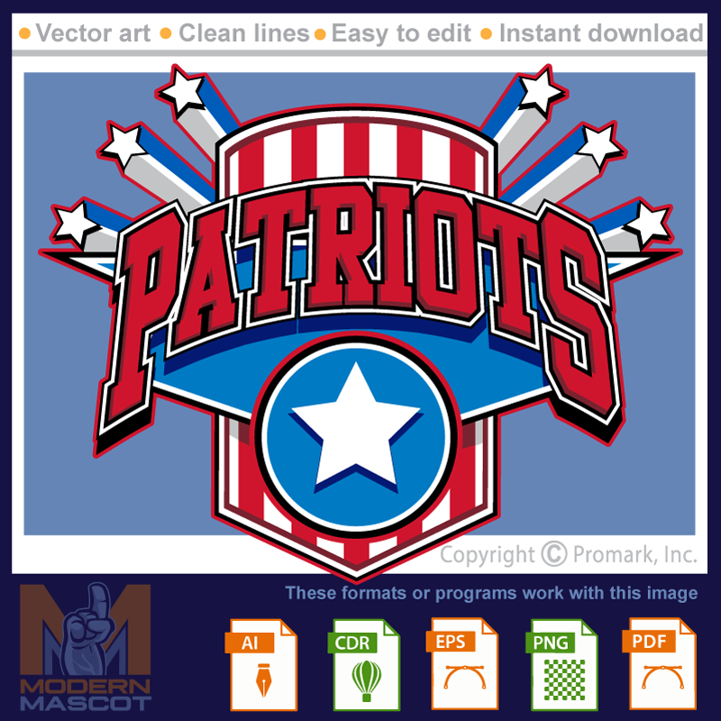 Patriot Design Template 1 - patriots_22_DC_01