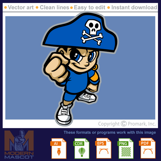 Tough Pirate Youth - pirate_22_07