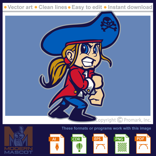 Tough Lady Pirate - pirate_22_lady_01