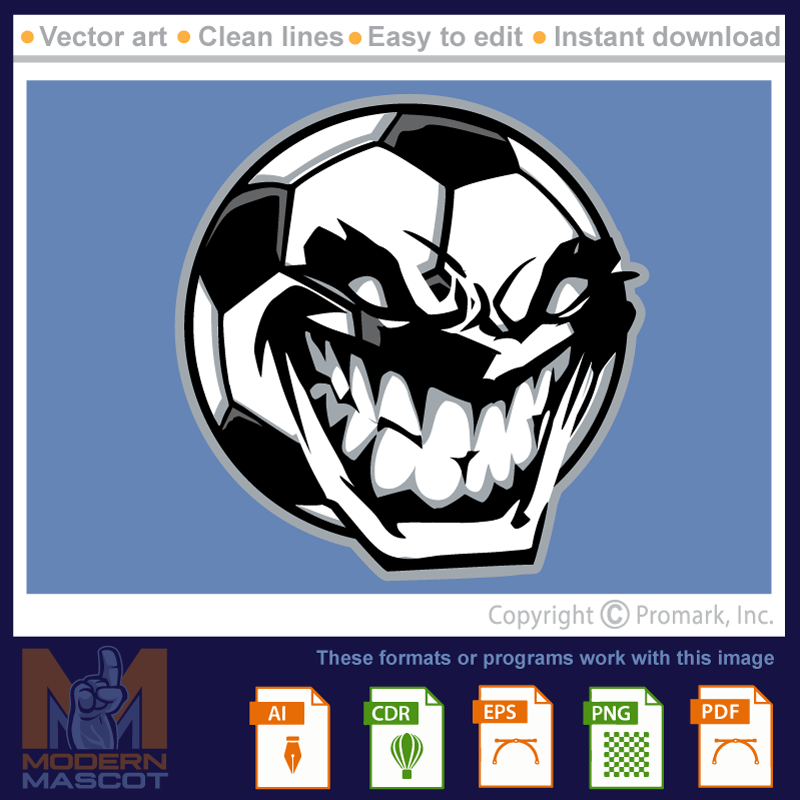 Mean Soccer Ball - soccer_22_ball_03