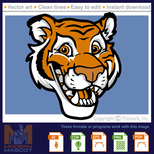 Cute Tiger Head 12 - tiger_22_12