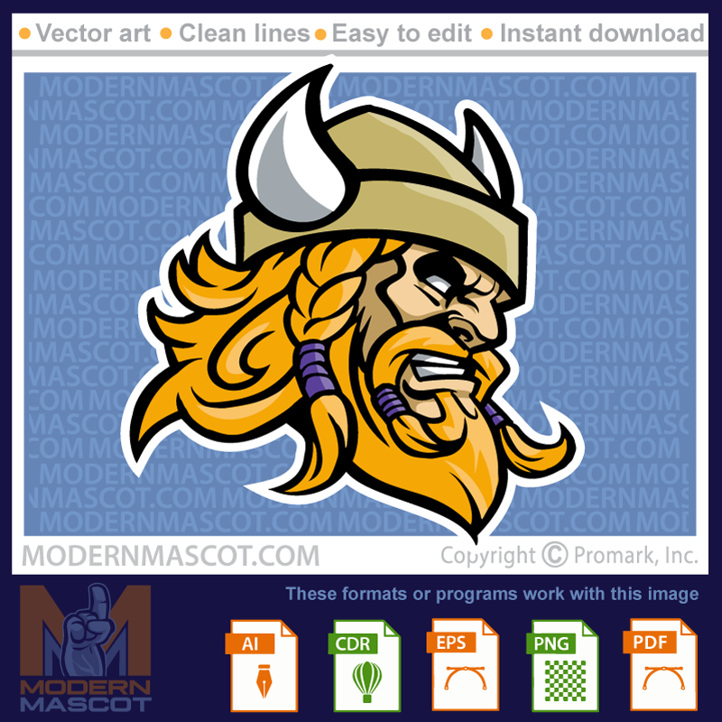 Viking Head Logo - viking_23_01