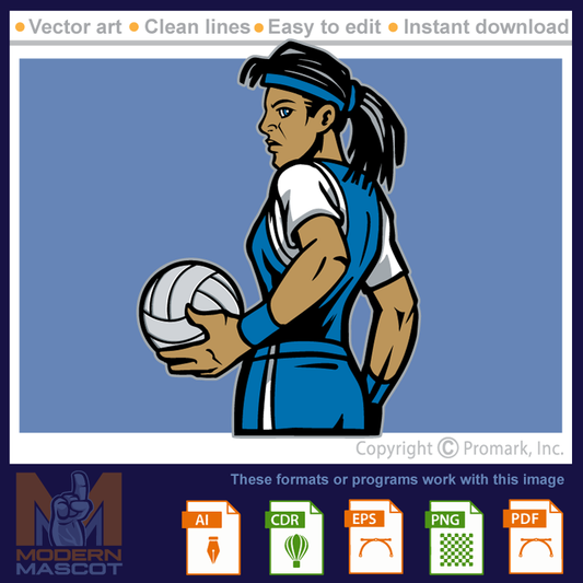 Volleyball Girl - volleybal_22_10
