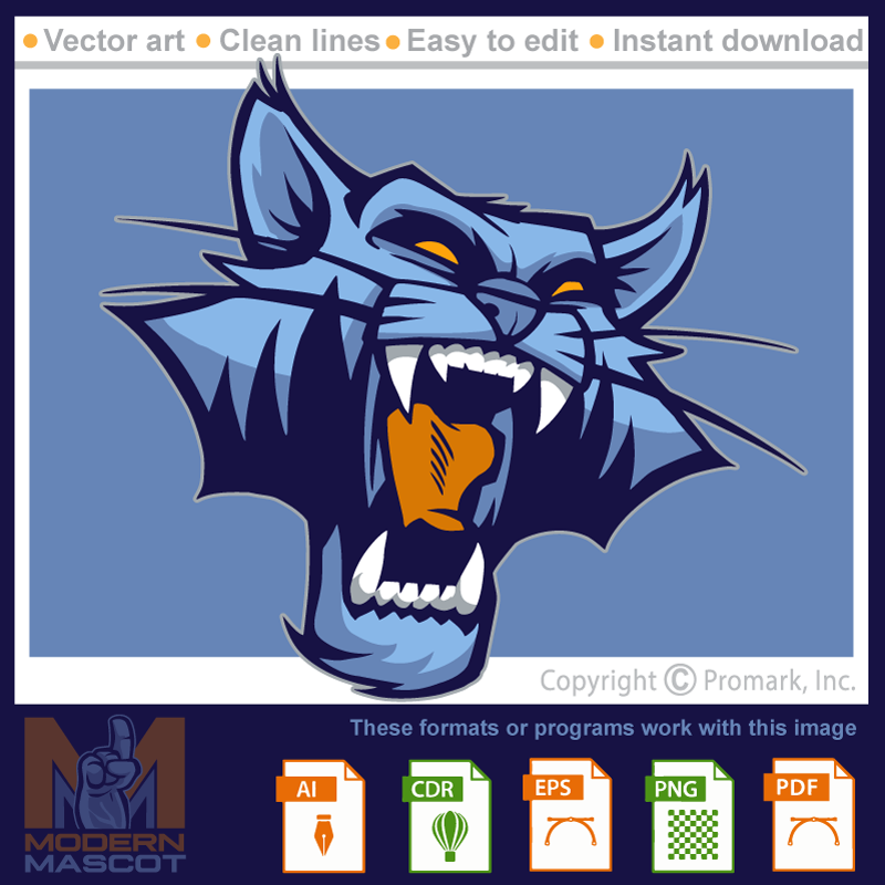 Wildcat Head 12 - wildcat_22_12