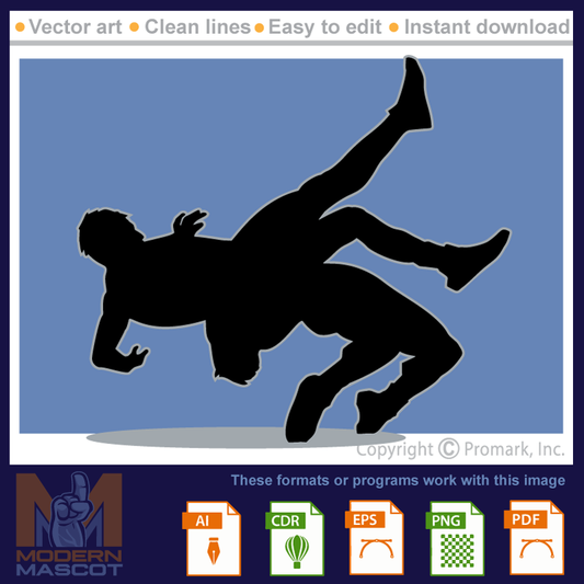 Wrestling Silhouette 2- wrestling_22_04